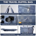 thumbnail image 2 of Foldable Travel Duffel Bag, Expandable Duffle Bag with Wheels, Luggage Ref: 1200, 2 of 5