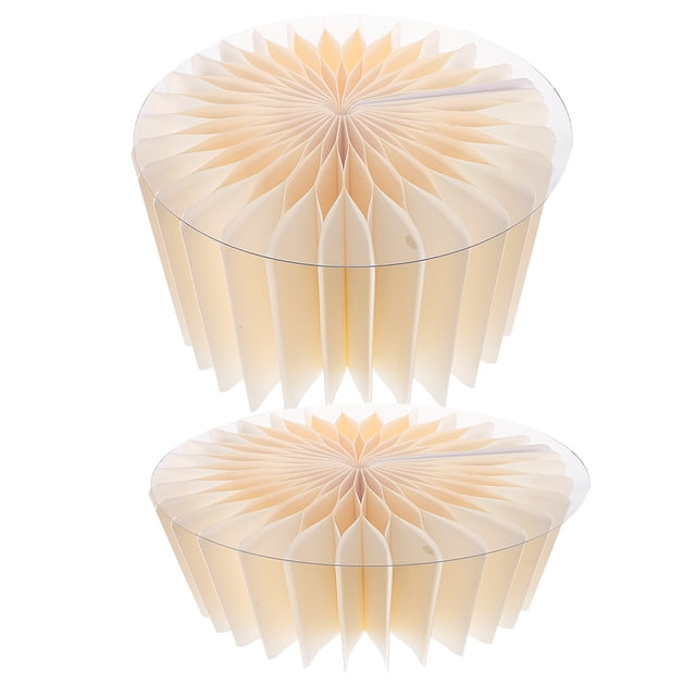 KAKOWELY Pedestal de cilindro de papel de 2 piezas, soporte cilíndrico redondo para centro de mesa de boda