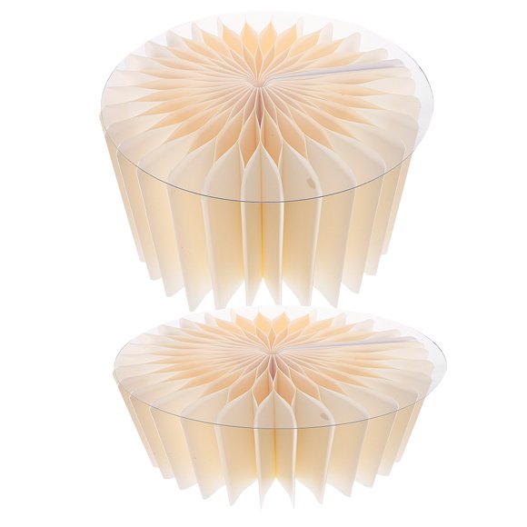 MIANGASTORE 2pcs Cylinder Pedestal Stand Party Dessert Display Stand Base Folding Column Stands