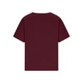 thumbnail image 5 of Dvprdro Womens Short Sleeve Crew Neck Tops Solid Cotton Linen Feel Pullover Blouses Casual Summer Shirts, 5 of 6