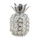 thumbnail image 1 of Estatua de fruta vívida, regalo ideal, diseño moderno, decoración de escritorio, adorno de mesa. Piña Plata, 1 of 9
