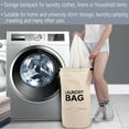 thumbnail image 2 of Kimmama Rice White Laundry Bag with Strap,70L Laundry Backpack for Camping, 2 of 7