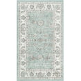 thumbnail image 2 of Rugs.com Aurelia Collection Rug – 3' x 5' Aqua Medium-Pile Rug Perfect For Living Rooms, Large Dining Rooms, Open Floorplans, 2 of 4