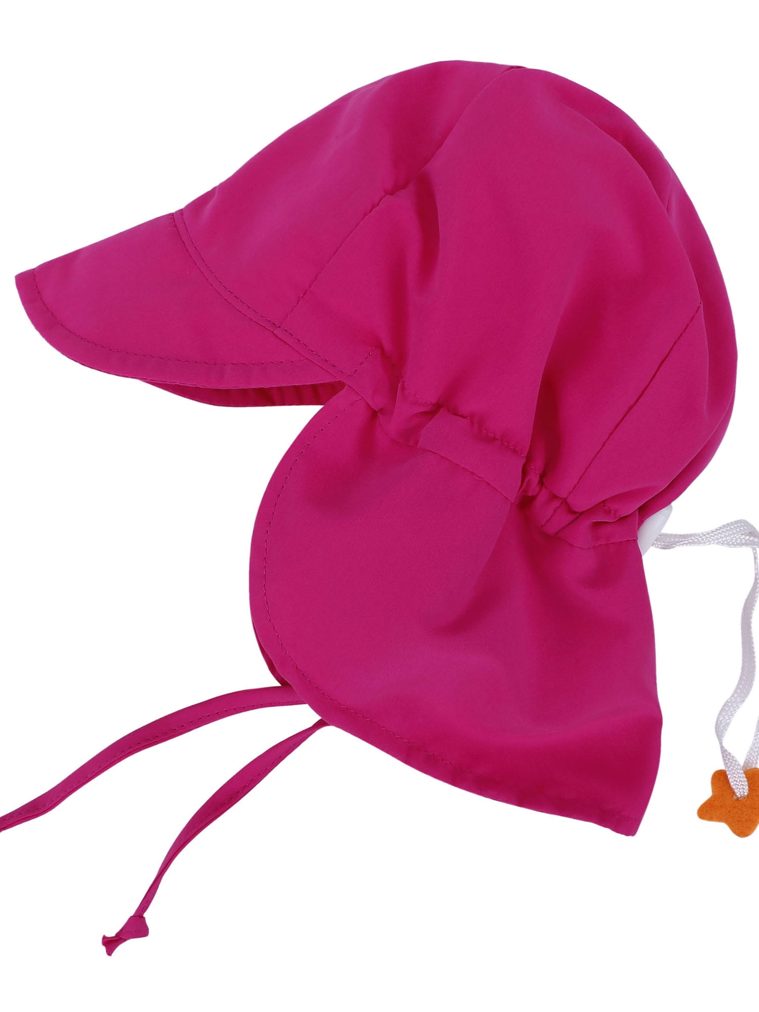 Kids Toddler Baby Solid Color Sun Hat Flap Swim Hat Rose Pink - Walmart.com