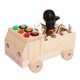 thumbnail image 3 of Wooden LED Switch Busy Board Disassembly Screw Nut Tool Cart Montessori Early Education Educational Toys for Kids, 3 of 3