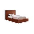thumbnail image 3 of Meridian Furniture Dorian Cognac Velvet Twin Bed, 3 of 7