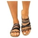 thumbnail image 5 of Chanclas Sandalias para mujer Sandalias planas huecas Zapatos de mujer con cremallera trasera transfronteriza Wmkox8yii  nm3404, 5 of 7