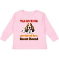 thumbnail image 3 of Inktastic Protected by a Basset Hound Funny Dog Boys or Girls Long Sleeve Toddler T-Shirt, 3 of 5