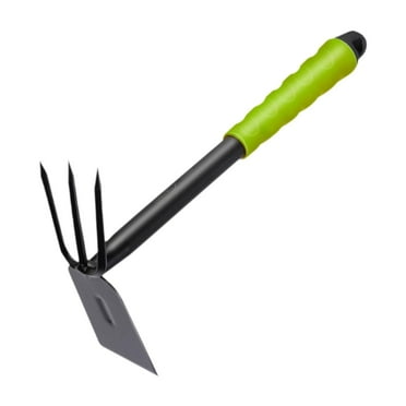 Vsenkes Hoe and Cultivator 2 in 1 Heavy Duty Garden Tool for Flower Bed Yard Tilling