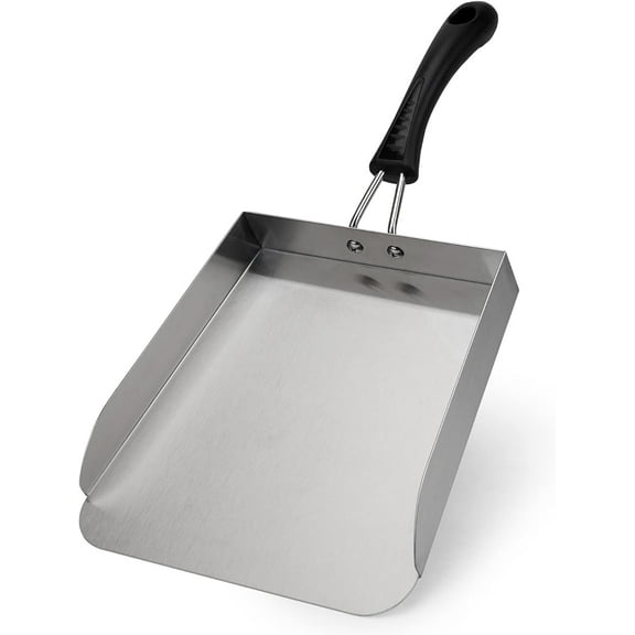 Stainless Steel Griddle Mover Smash Burger Food Shovel Grill Spatula Great for Stir Fry and Move Food, 13"