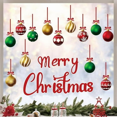 HomeKingdee Christmas Wall Stickers