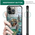 thumbnail image 4 of Case for iPhone 13 Pro Case, Graphic Design Case for Girl Boy Soft Silicone Hard Acrylic Shock Protection Designed Case for iPhone 13 Pro Stained Glass Sea Turtle Window Art Pattern, 4 of 7