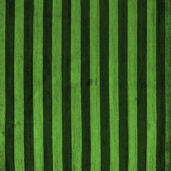 Ahgly Company Indoor Square Abstract Green Modern Area Rugs, 6' Square