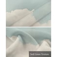 thumbnail image 6 of Blue Grey Cloudy Sky Kitchen Valances for Windows Farmhouse Linen Window Valance Curtain for Living Room Window Treatment Modern Vintage Nature Scenery Valance Rod Pocket Topper Drape, 60 x 18 Inch, 6 of 6