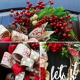 thumbnail image 3 of faweijlr Hand-Made Christmas Ornaments Upside Down Tree Grape Red Fruit Tree(30cm), 3 of 6