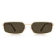 thumbnail image 2 of Gafas de Sol SOJOS Rectangulares Polarizadas UV400 Oro/Marrón, 2 of 6