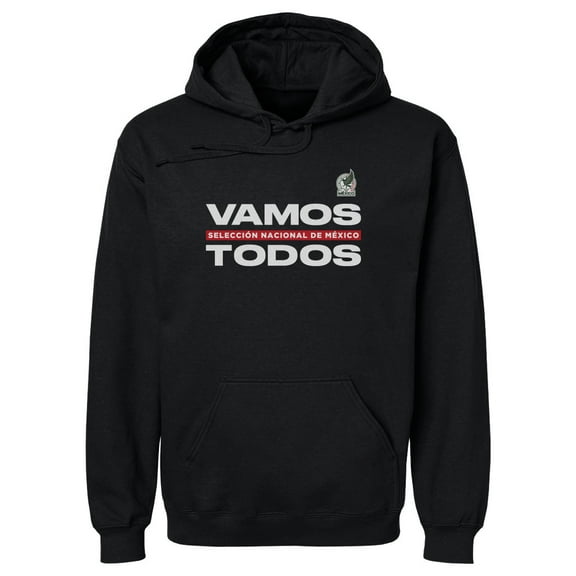 Men's 500 Level Black Mexico National Team Vamos Todos Pullover Hoodie