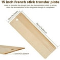 thumbnail image 4 of Ihvewuo Bread Transfer Peel 15in Baguette Flipping Board Bread Flipping Board Bakeware for French Bread Baking, 4 of 6