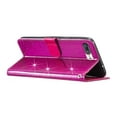 thumbnail image 3 of For iPhone 7 Plus / iPhone 8 Plus Wallet Case Bling Shiny Premium PU Leather with RFID Blocking Card Slots Holder Magnetic Flip Kickstand Shockproof Wrist Strap Cover, Rose, 3 of 7