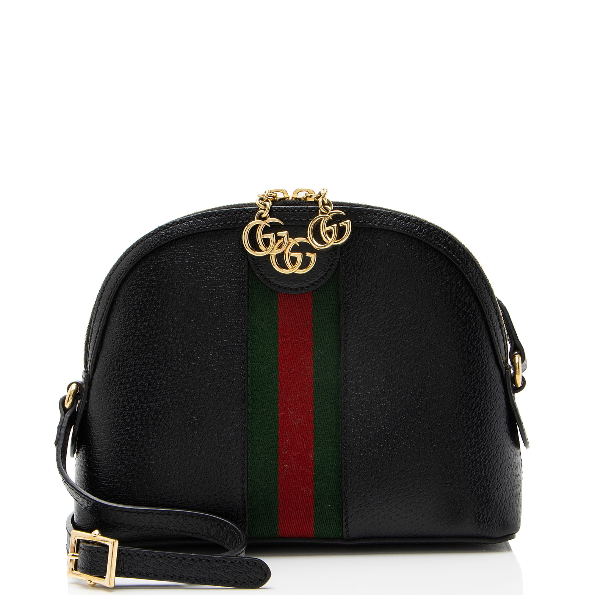 Gucci Ophidia Sherry Line GG Mini Backpack Black Leather Canvas Ophidia Mini Bag main image 2