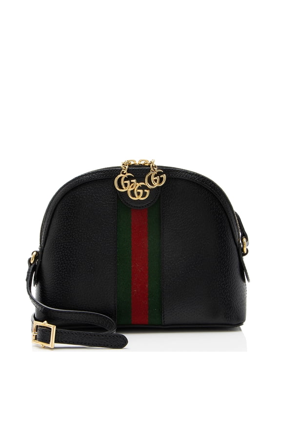 Pre-Owned Gucci Leather Ophidia Dome Small Shoulder Bag
