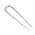 thumbnail image 5 of Unique Bargains 1 Pc Hair Pin U-shaped Texture Hair Hairpin for Women Silver Tone, 5 of 5