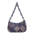 thumbnail image 1 of Bolso de mano bohemio para mujer cadena gruesa Hippie gótico axila azul, 1 of 9