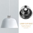 thumbnail image 4 of HEALEEP Decorative Element Lamp Finial Silver Iron 1Set, 4 of 8