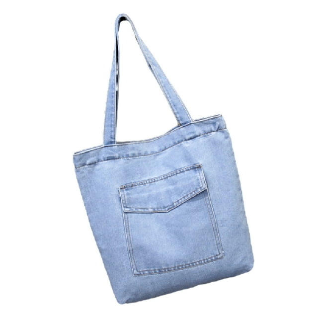 tredstone Fine Stitching Handbag Stylish And Trendy For Fashionable Individuals Zipper Shopping Bag Laptops Style 2 light blue