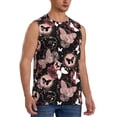 thumbnail image 2 of Fotbe Butterfly Men's Camiseta sin Mangas Estampada para Hombres, Playera Casual para Gimnasio, Entrenamiento, Playa-X-Large, 2 of 7