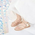 thumbnail image 2 of Toddler Girl Gold Sandals Size 5 - Little Flower Girl Easter Flower Girl Dress Shoes Sparkly Little Kid Summer Flats, 2 of 6