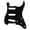 Black, variant on Musician's Gear 3 Single-Coil Pickguard Tortoise