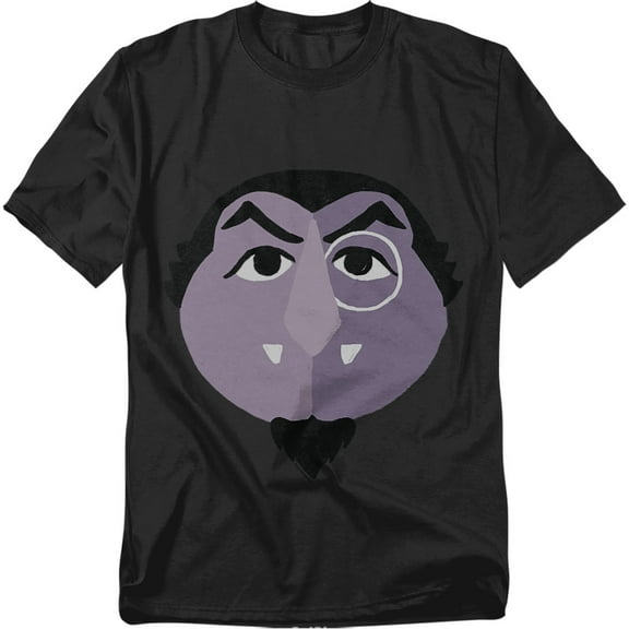 Sesame Street T-Shirt The Count Glower Unisex Graphic Tee for Men & Women
