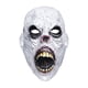 thumbnail image 1 of Máscara para cosplay, diseño de esqueleto blanco aterrador, accesorio de látex para Halloween, 1 of 1