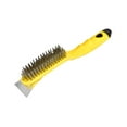 thumbnail image 3 of Cepillo de alambre con mango ergonómico para limpieza de suciedad con agujeros, resistente a los arañazos Amarillo, 3 of 8