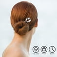 thumbnail image 3 of MasteelfCA Épingle à Cheveux Style Chinois Antidérapante en Forme de U Fourchette à Cheveux Porte-Queue pour Femmes, 3 of 8