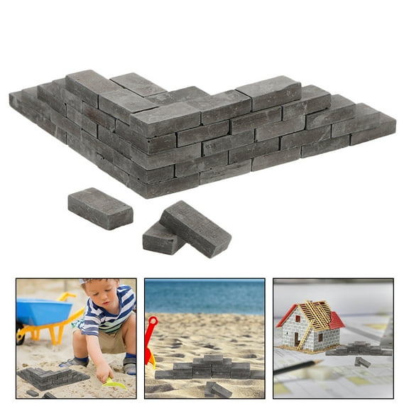 WORGEOUS Brick for Landscaping Grey 150Pcs