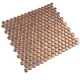 thumbnail image 4 of Cirkel 11.46 in. x 12.4 in. Matte Gold Porcelain Mosaic Wall and Floor Tile (9.87 sq. ft./case) (10-pack), 4 of 6