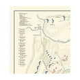 thumbnail image 4 of Historical Civil War Map - Youngs Branch Manassas Plains Virginia - Michler 1871 - Vintage Wall Art, 4 of 4