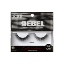 KISS Lash Couture Rebel, False Eyelashes, Rockstar, 12 mm, 1 Pair