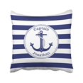 thumbnail image 1 of RYLABLUE Square Throw Pillow Covers Nautical Anchor Navy Blue Captain Personalized Pillowcases Polyester 18 X 18 Inch With Hidden Zipper Home Sofa Cushion Decorative Pillowcase, 1 of 1