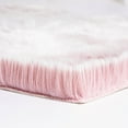 thumbnail image 2 of Soft Fluffy Faux Fox Fur Decorative Rug, Home Decor 2 x 3 Feet, Pink White, 1 Pack, 2 of 4