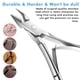 thumbnail image 4 of Cortador de cutículas profesional - Cortador de cutículas de acero inoxidable Cortador de cutículas profesional Tijeras para cutículas Tijeras Removedor de cutículas Herramientas de arte de uñas Ormromra HMHZ153-2, 4 of 6