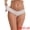 Light Beige, variant on Women's Floral Low Waisted Full Coverage Cotton Briefs M Light Gray