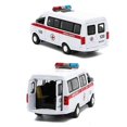 thumbnail image 4 of Ambulance Model Ambulance Waggon Car Truck Pull Back Model With Led Sound Kids Toy Metal Model Construction Vehicle Toys For Gift Car Collection, 4 of 5