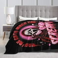 thumbnail image 6 of Halloween horror movie scream ghost face print plush blanket, super soft and light for all seasons, multi-purpose home decoration, 6 of 7