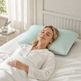 thumbnail image 5 of Bed Pillow, Cooling Sleep Pillow with Plush Grey Quilted Cooling Dot Exterior, Memory Foam Pillow for Steady Cervical Support, Back Sleeper Pillow and Side Sleeper Pillow Friendly, 5 of 5
