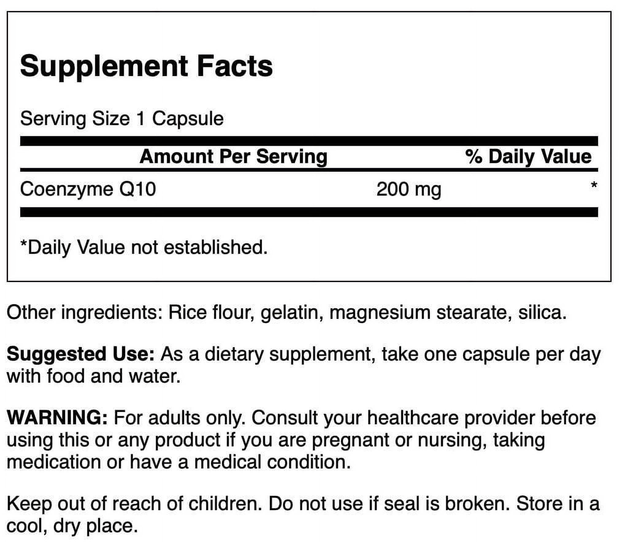 Swanson Coq10 200 200 Milligrams 30 Capsules (2 Pack)