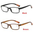 thumbnail image 3 of Unisex Magnifying Vintage Flexible Eyeglasses Computer Goggles Reading Glasses Ultra Light Frame BROWN STRENGTH 400, 3 of 8