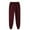 Watermelon Red, variant on Turilly Men's Casual Trousers and Trousers Plus Velvet Thick Solid Color Large Size Running Fitness Sports Pants
